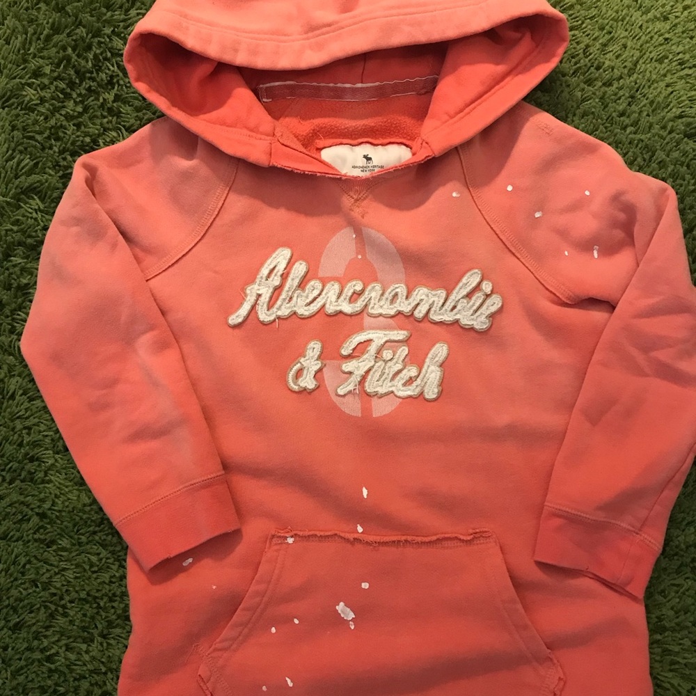 Ambercrombie “Paint Splattered” Hoodie Sweatshirts